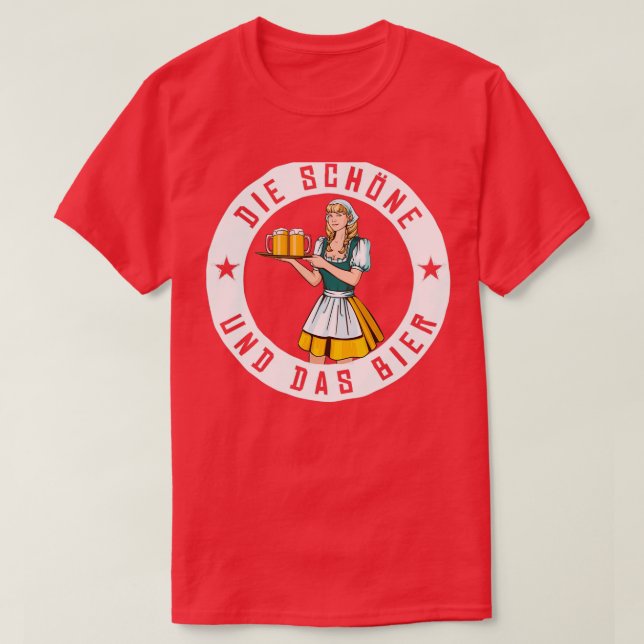 Beauty and beer T-Shirt (Design Front)