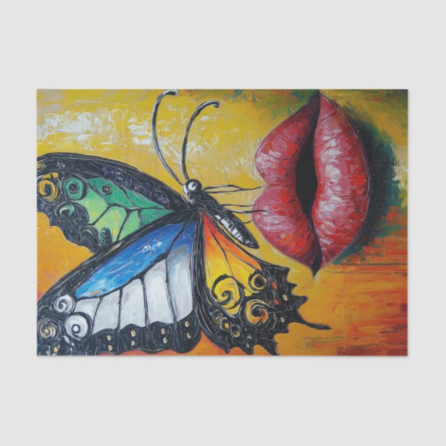 Beauty and Butterflies24 Tissue Paper (Front)