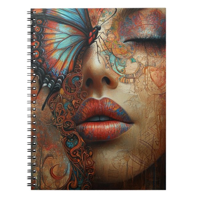 Beauty and Butterflies Notebook3 Notebook (Front)