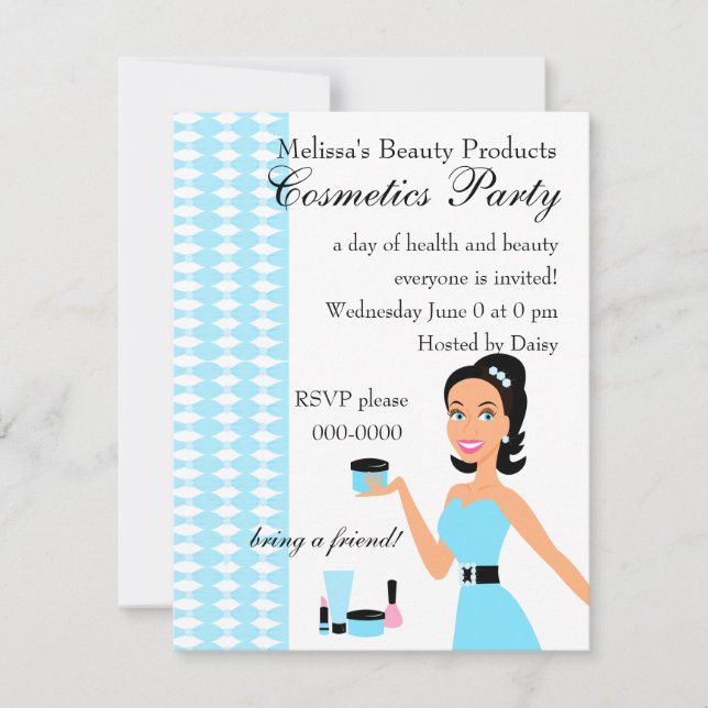 Beauty and Diamonds! Invitation (Front)