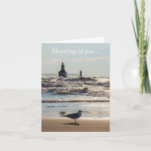 Beauty And Force Thinking Of You Card