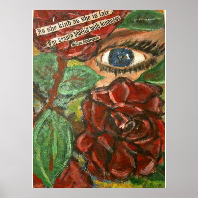 BEAUTY AND KINDNESS POSTER (Front)