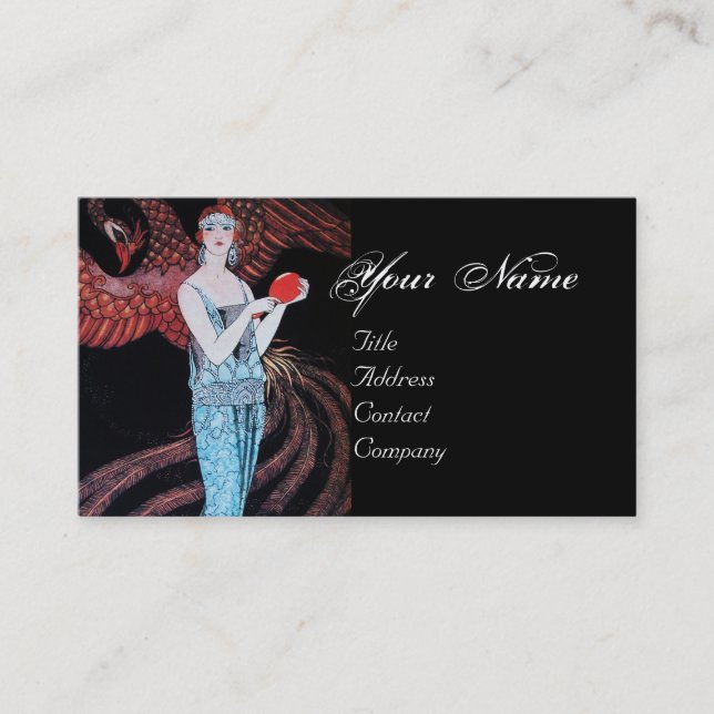 BEAUTY AND PHOENIX,FASHION DESIGNER MAKE UP ARTIST BUSINESS CARD (Front)