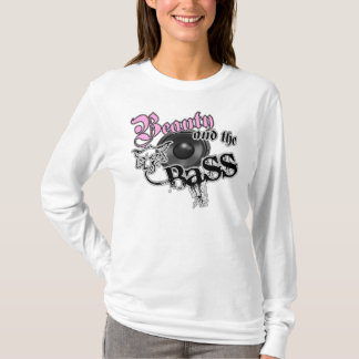 Beauty and the BASS Trance Electro techno Rave DJ T-Shirt