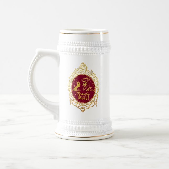 Beauty and the Beast Beer Stein (Left)