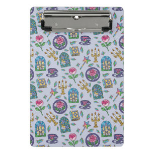 Beauty and the Beast Book Girl Mini Clipboard