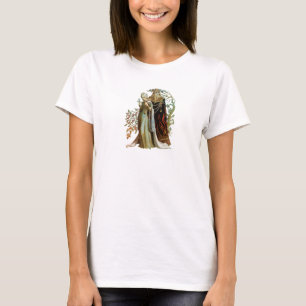 Beauty and the Beast Ladies Strip T-shirt