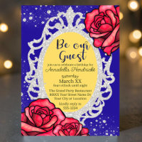 Beauty and the Beast Mirror & Roses Fairytale