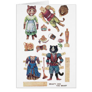 Beauty and the Beast, Paper Doll, Louis Wain