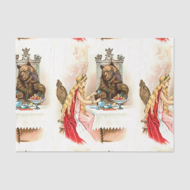 Beauty And The Beast Tissue Paper (Front)