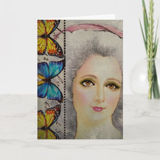 Beauty and the Butterflies Card (Front)