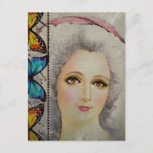 Beauty and the Butterflies Postcard