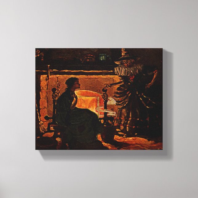 Beauty and the Witch - Canvas Print (Front)