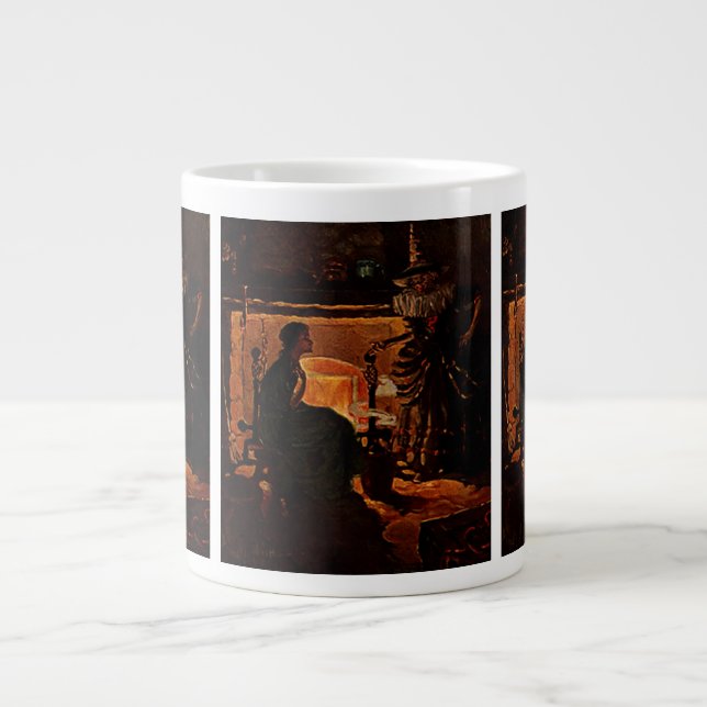 Beauty and the Witch - Large Coffee Mug (Front)