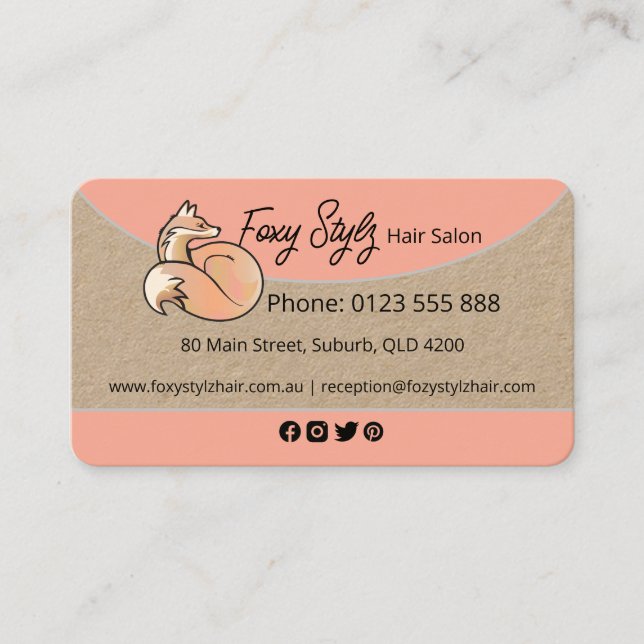 Beauty /Animal Business Card (Front)