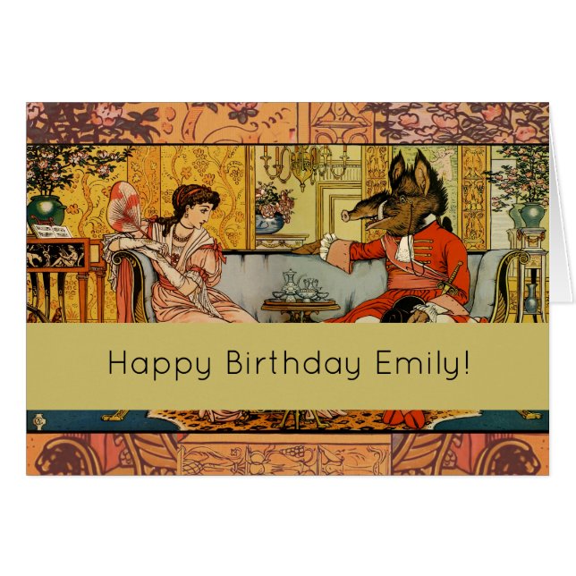 Beauty Beast Classic Fairy Tale Characters (Front Horizontal)