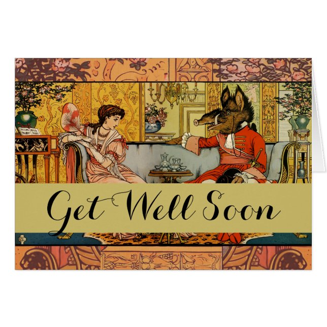 Beauty Beast Classic Fairy Tale Characters (Front Horizontal)