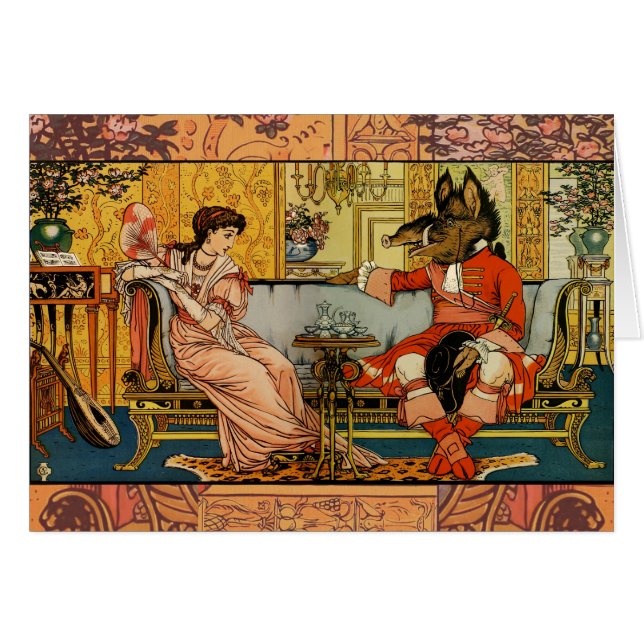 Beauty Beast Classic Fairy Tale Characters (Front Horizontal)