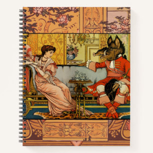 Beauty Beast Classic Fairy Tale Characters Notebook
