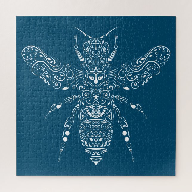 beauty bee jigsaw puzzle (Vertical)