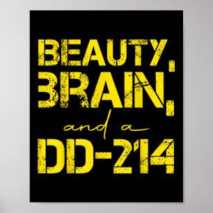 Beauty Brains And A Dd-214 Poster