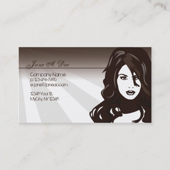 Beauty Business Card (Front)