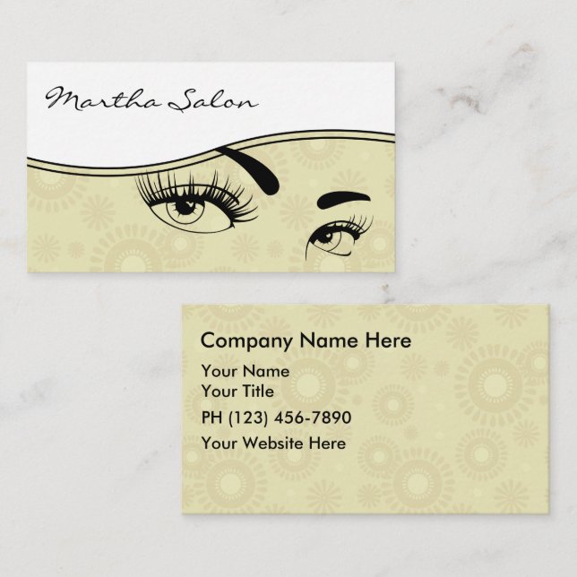 Beauty Business Cards (Front/Back)