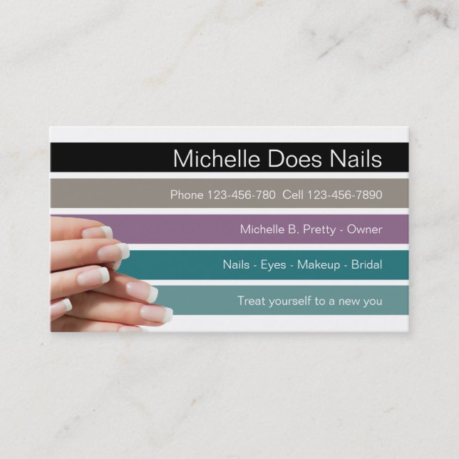 Beauty Business Cards (Front)