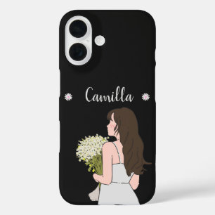 Beauty & Bytes Floral charm iPhone 16 Case