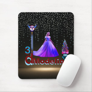 Beauty Cinderella 3D Modelling - Mouse Pad