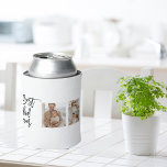 Beauty Collage Photo Best Dad Ever Gift Can Cooler<br><div class="desc">Beauty Collage Photo Best Dad Ever Gift is a personalised gift that combines beauty and sentimental value to create a meaningful present for your dad. The gift is a collage of carefully selected photos of you and your dad, arranged in a beautiful and artistic way. The photos could be of...</div>