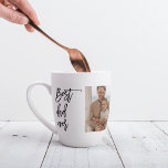 Beauty Collage Photo Best Dad Ever Gift Latte Mug<br><div class="desc">Beauty Collage Photo Best Dad Ever Gift is a personalised gift that combines beauty and sentimental value to create a meaningful present for your dad. The gift is a collage of carefully selected photos of you and your dad, arranged in a beautiful and artistic way. The photos could be of...</div>