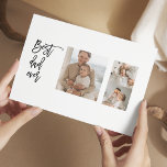 Beauty Collage Photo Best Dad Ever Gift Postcard<br><div class="desc">Beauty Collage Photo Best Dad Ever Gift is a personalized gift that combines beauty and sentimental value to create a meaningful present for your dad. The gift is a collage of carefully selected photos of you and your dad, arranged in a beautiful and artistic way. The photos could be of...</div>