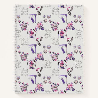 Beauty Comes From The Inside Pattern Notebook