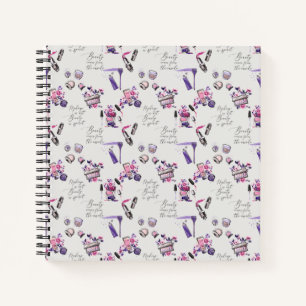 Beauty Comes From The Inside Pattern Notebook