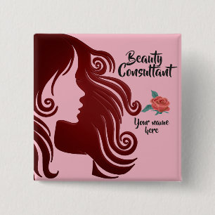 Beauty Consultant Button