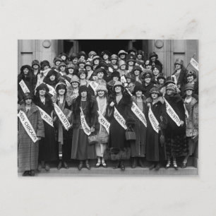Beauty Contestants, 1923 Postcard
