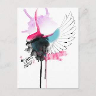 beauty dies postcard