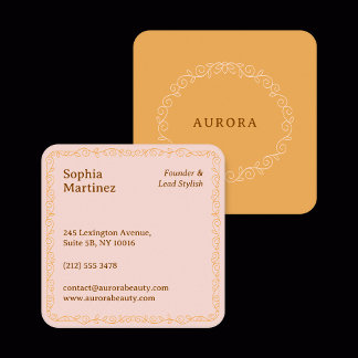 Beauty Floral Swirl Decorative Border Line Art