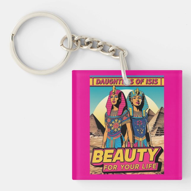 BEAUTY FOR YOUR LIFE KEY RING (Front)