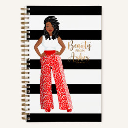 Beauty From Ashes Spiral Notebook 