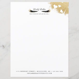 Beauty Gold Dusted Mascara Eyelashes Luxurious