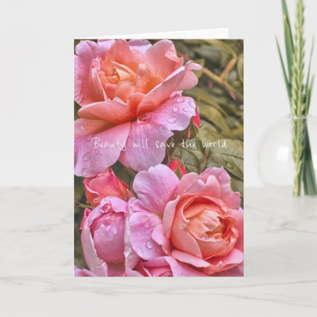 BEAUTY Greeting Card (Front)