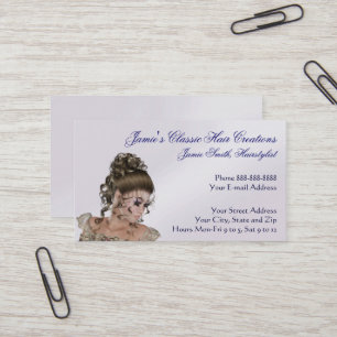 Beauty Hair Dresser Salon Business Card
