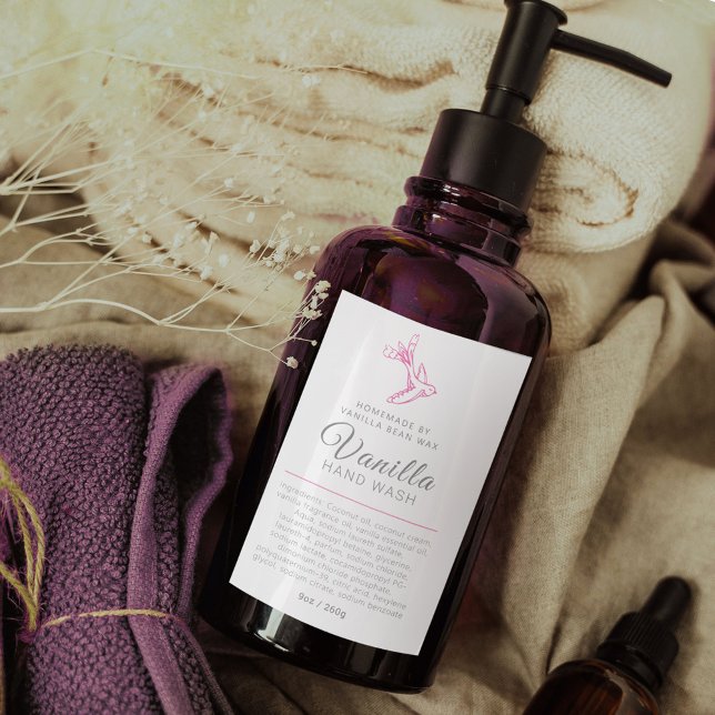 Beauty hand wash label (Creator Uploaded)