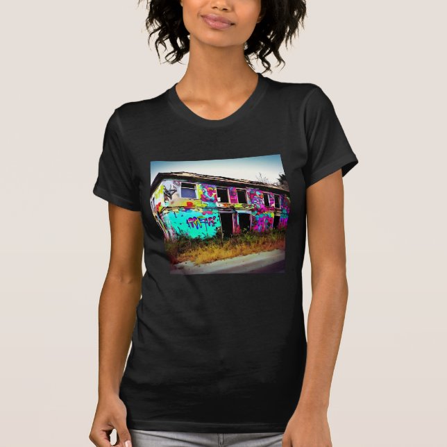 Beauty in Destruction | Abandoned House  T-Shirt (Front)