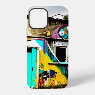 Beauty in Destruction Colourful Graffiti Abandone iPhone 12 Case