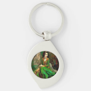 Beauty in Green  Key Ring