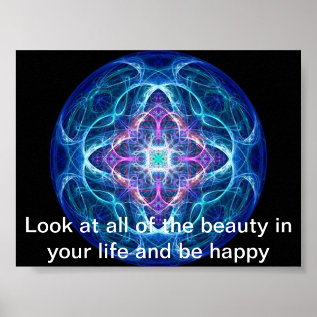 BEAUTY IN LIFE PSYCHEDELIC POSTER (Front)