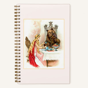 Beauty In Pink And The Beast Notebook